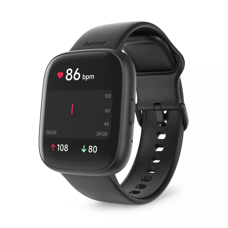 Smartwatch HAMA 4000 square čierna — HAMA 4000 square, čierne smartwatch