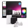 Philips Hue White and Colour Ambience Starterkit: 3 GU10 žiarovky + stmievač + Bridge Pro