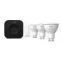 Philips Hue White and Colour Ambience Starterkit: 3 GU10 žiarovky + stmievač + Bridge Pro