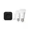 Philips Hue White and colour ambience Starterkit: 2 E27 smart lampy + stmievač + Bridge Pro
