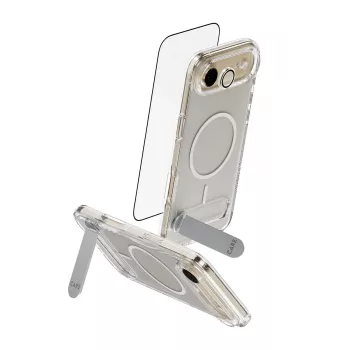 Ochranný set PanzerGlass CARE 3-in-1 Feature Kick pre iPhone Air — tvrdené sklo, PET, silikón, transparentný