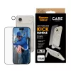 Ochranný set PanzerGlass CARE 3-in-1 Feature Kick pre iPhone Air — tvrdené sklo, PET, silikón, transparentný