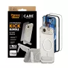 Ochranný set PanzerGlass CARE 3-in-1 Feature Kick pre iPhone Air — tvrdené sklo, PET, silikón, transparentný