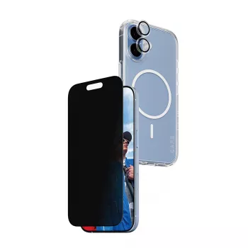Ochranné puzdro PanzerGlass Case CARE pre iPhone 17 s ochranou súkromia, 3-in-1 funkcionalita