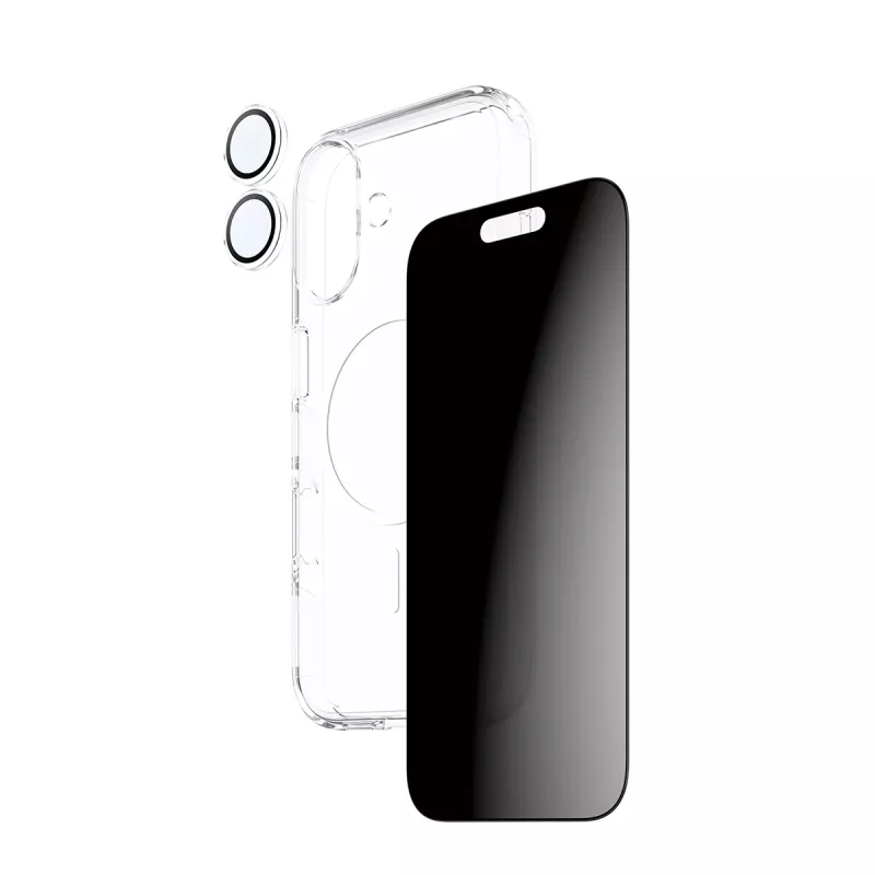 Ochranné puzdro PanzerGlass Case CARE pre iPhone 17 s ochranou súkromia, 3-in-1 funkcionalita