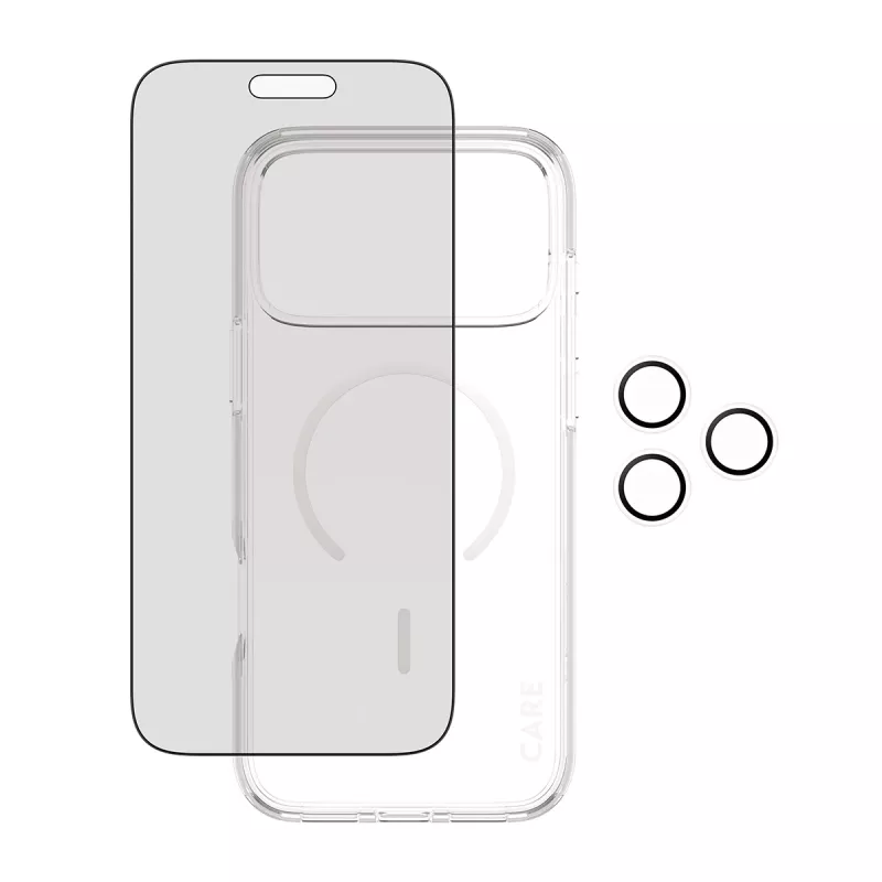 PanzerGlass ® | CARE by ® 3-in-1 Flagship Privacy set iPhone 17 Pro Max
