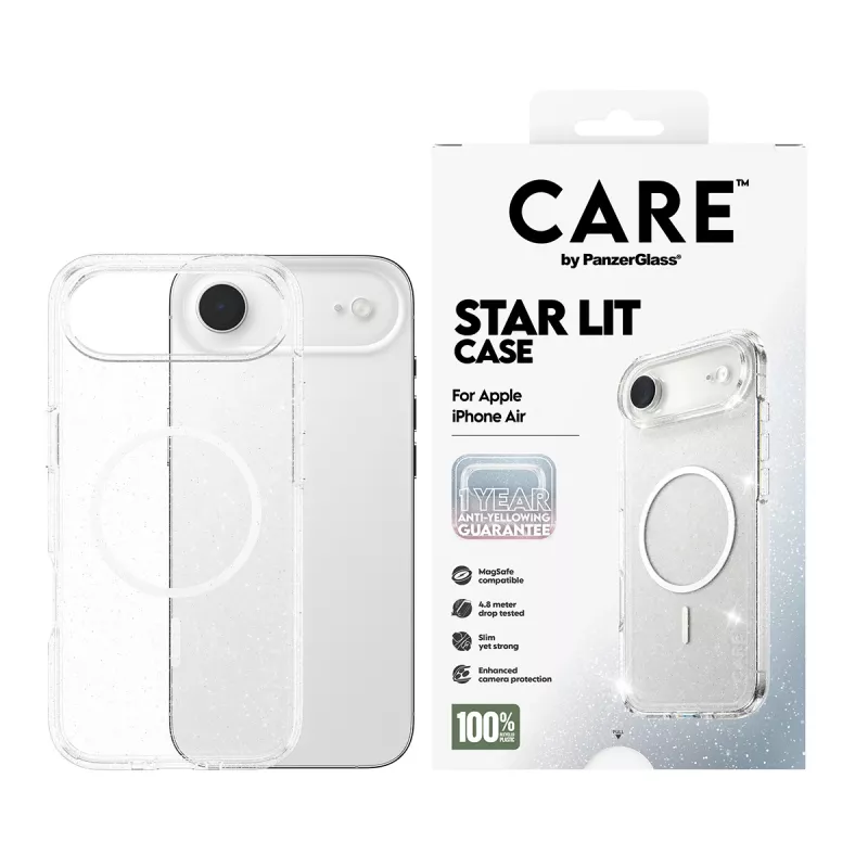 Puzdro PanzerGlass CARE by ® Flagship Case Urban Explorer Star Lit White MagSafe iPhone Air