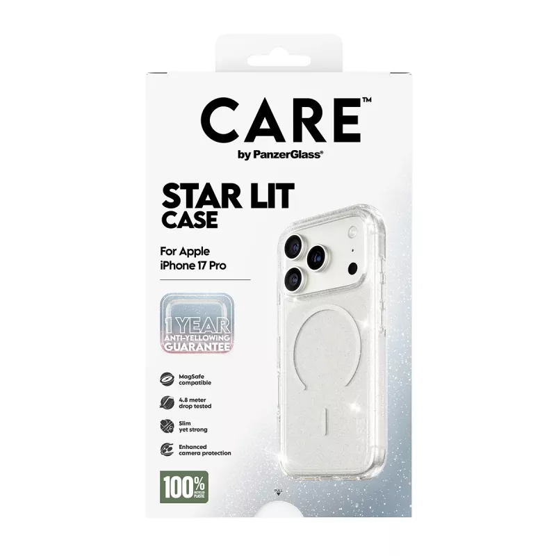 Puzdro PanzerGlass CARE by Flagship Case Urban Explorer Star Lit White MagSafe iPhone 17 Pro