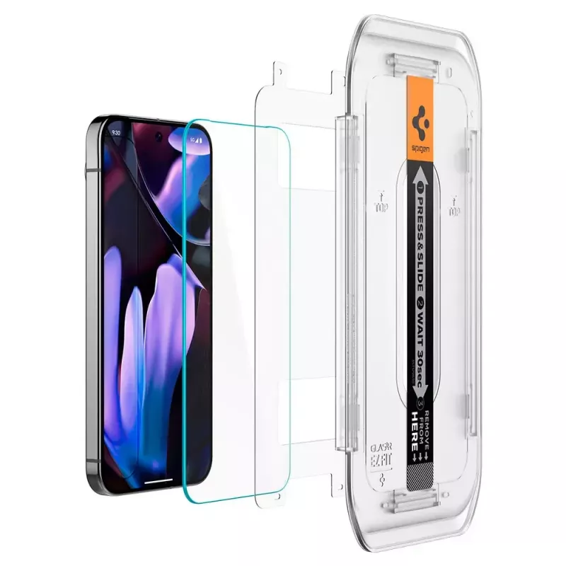 Spigen Glass Screen Protector EZ Fit GLAS.tR tenký pre Google Pixel 9 / 9 Pro