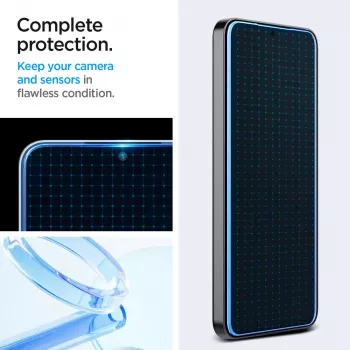 Glass Screen Protector Spigen Galaxy S24 prach odolný proti poškriabaniu