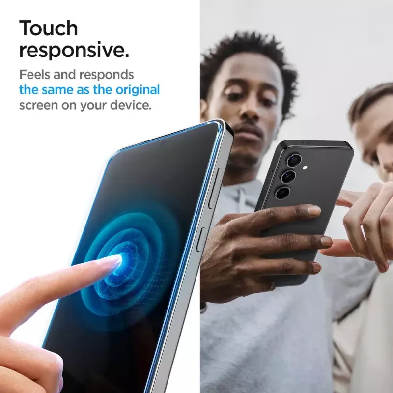 Glass Screen Protector Spigen Galaxy S24 prach odolný proti poškriabaniu