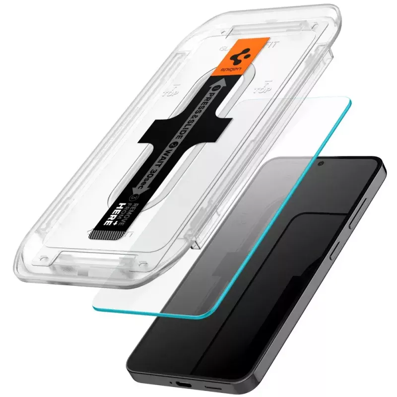 Glass Screen Protector Spigen Galaxy S24 prach odolný proti poškriabaniu