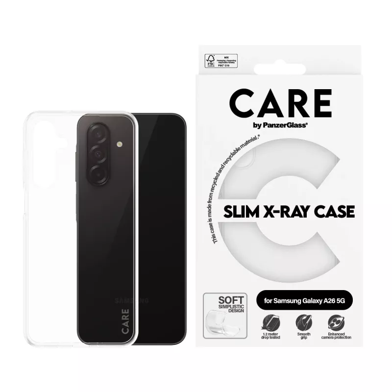 Puzdro PanzerGlass Samsung Galaxy A26 5G priehľadné X-Ray Soft