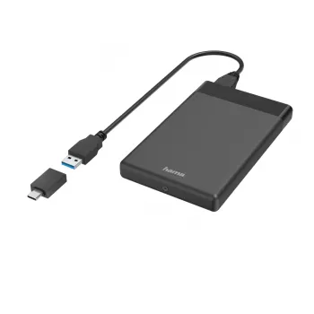 Hama 00200760 puzdro na HDD/SSD čierne 2.5
