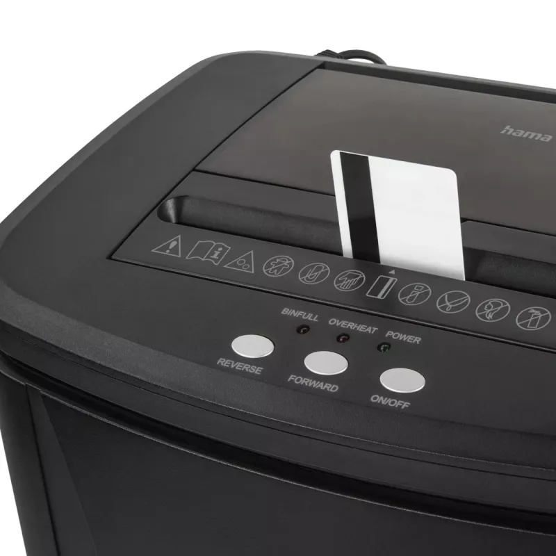 Hama Safe Auto M1200 skartovačka Micro-Cut 60 dB 22.5 cm čierna