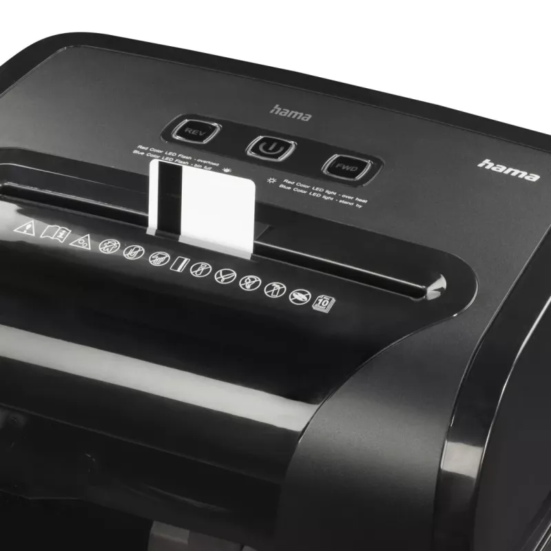 Hama Prime M100 skartovačka mikrostrih 62 dB 22 cm čierna