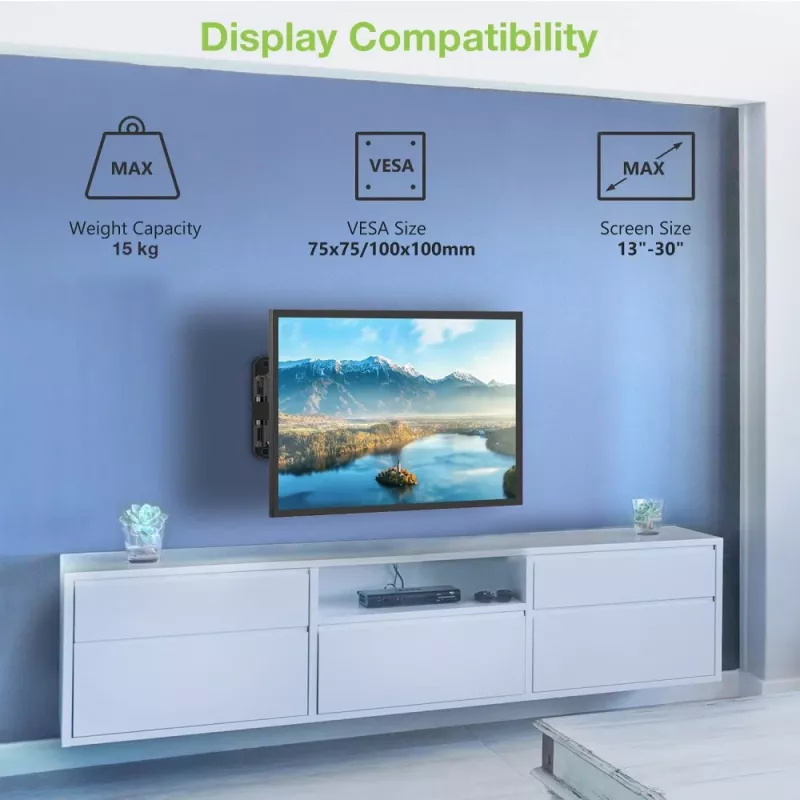 Techly nástenný držiak pre LCD LED 33-76,2 cm (13-30