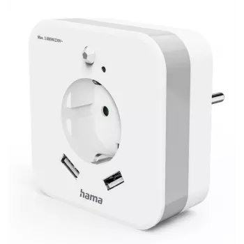 Zásuvné nočné svetlo Hama 00223507 teplá biela LED 3000K