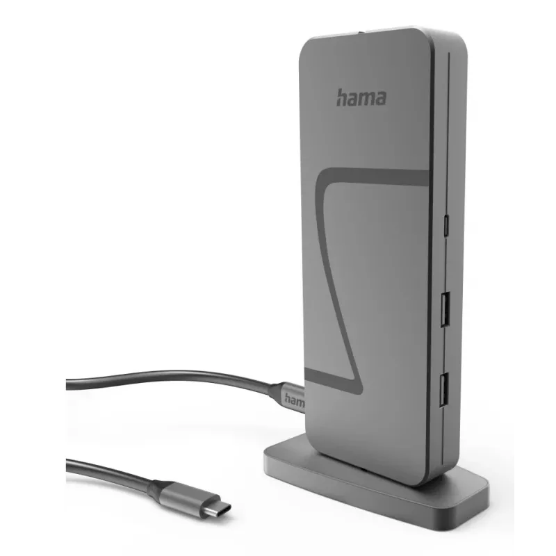 Hama Connect2Office Speed USB 3.2 Gen 1 (3.1 Gen 1) Type-C 40000 Mbit/s antracitový