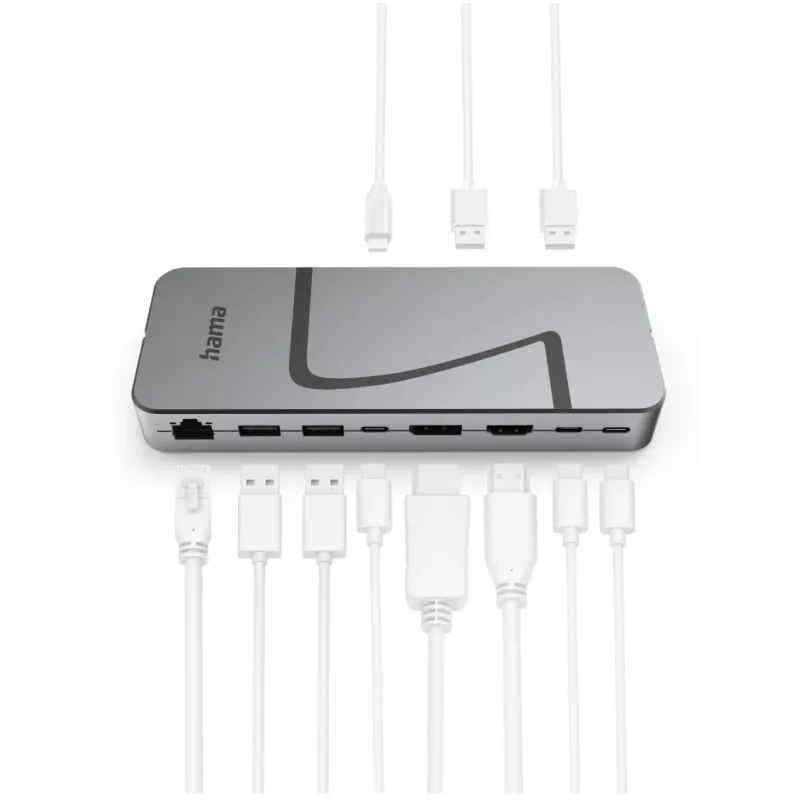 Hama Connect2Office Speed USB 3.2 Gen 1 (3.1 Gen 1) Type-C 40000 Mbit/s antracitový