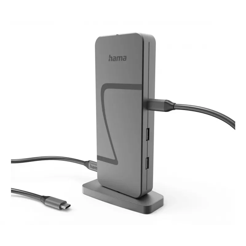 Hama Connect2Office Speed USB 3.2 Gen 1 (3.1 Gen 1) Type-C 40000 Mbit/s antracitový