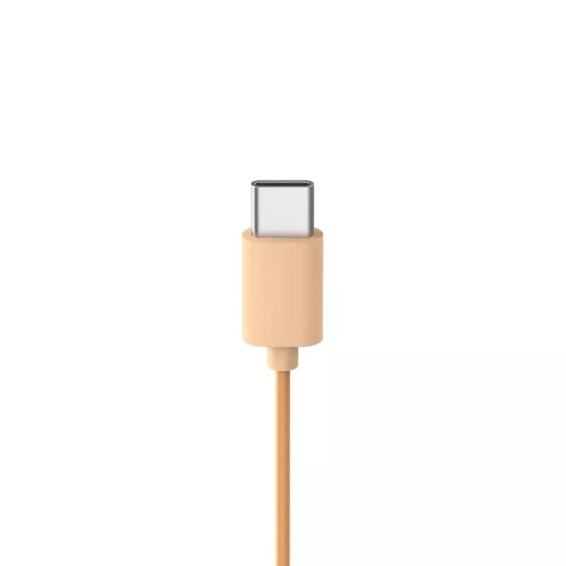 Hama Fun C headset káblový cez hlavu hovory/hudba USB Type-C oranžový