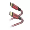 Hama Reflective USB kábel USB 2.0 1,5 m USB C červený