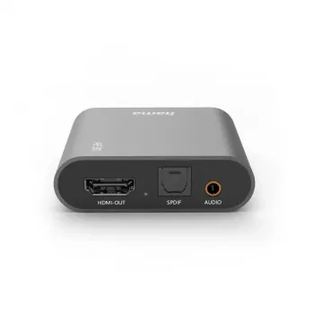 Audio splitter Hama 00205100 strieborný HDMI 3,5 mm