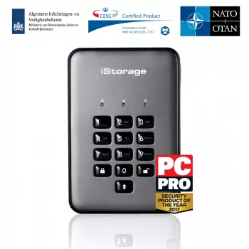 iStorage diskAshur PRO2 1 TB USB 3.2 externý pevný disk