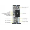 Počítačová skriňa Supermicro SuperWorkstation 7049A-T Rack 4U čierna