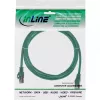 InLine patch kábel SF/UTP Cat.5e zelený 0,25 m