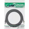 InLine patch kábel S/FTP PiMF Cat.8.1 bezhalogénový 2000MHz čierny, 5m