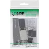 InLine RJ45 konektor samec Kat.8.1 2000MHz, konfigurovateľný v teréne, tienený, s skrutkovacím krytom