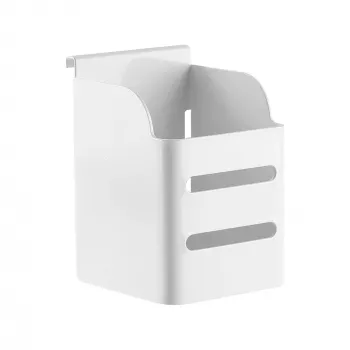 InLine Slatwall box na sponky, biely, oceľ, 1 kg, 68x70x100 mm
