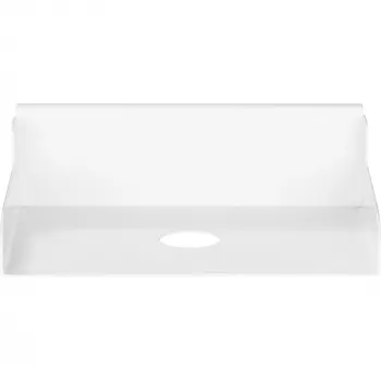 InLine police na dierovanú dosku malá biela 180 mm x 120 mm x 55 mm