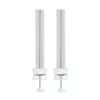 Stĺpik InLine 23181B hliník biela 43 mm výška sada 2 ks