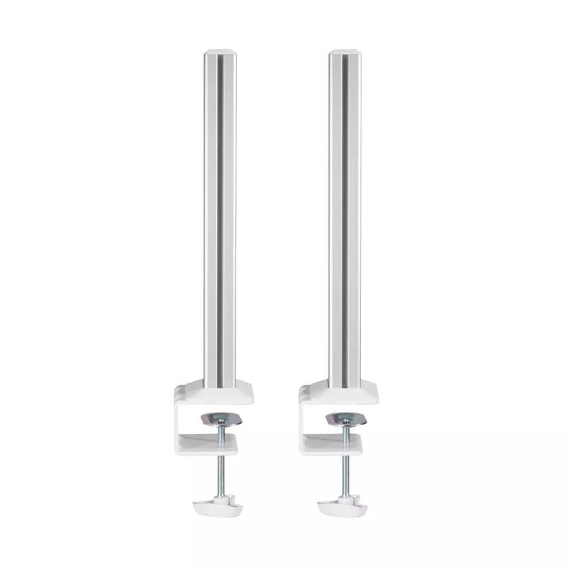 Stĺpik InLine 23181B hliník biela 43 mm výška sada 2 ks