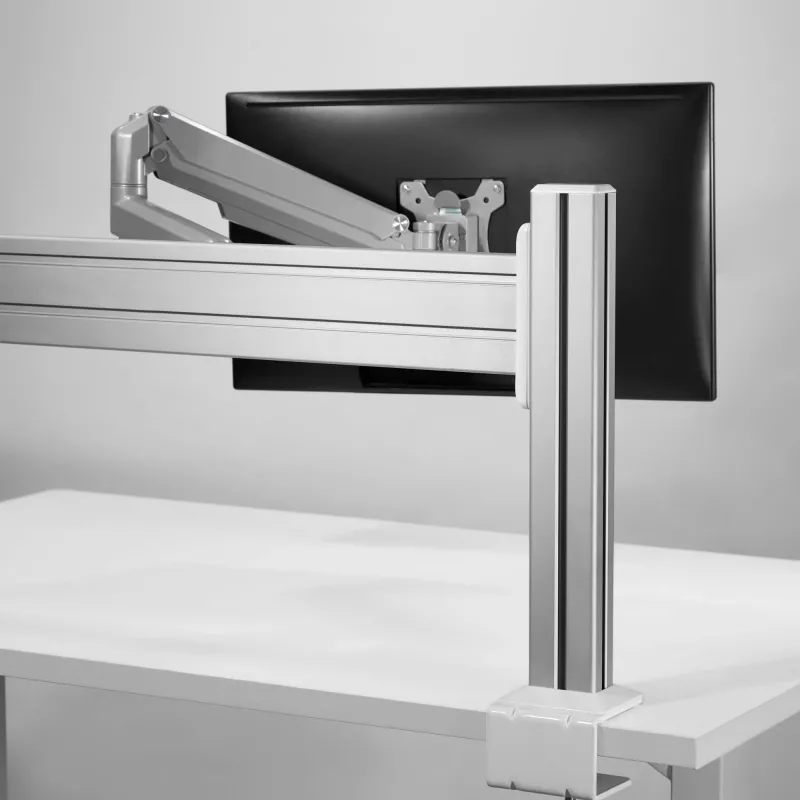 Stĺpik InLine 23181B hliník biela 43 mm výška sada 2 ks