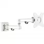 InLine držiak monitora na slatwall dlhý biely 8 kg 17 palcov