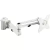 InLine držiak monitora na slatwall dlhý biely 8 kg 17 palcov
