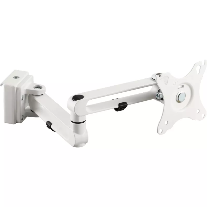 InLine držiak monitora na slatwall dlhý biely 8 kg 17 palcov