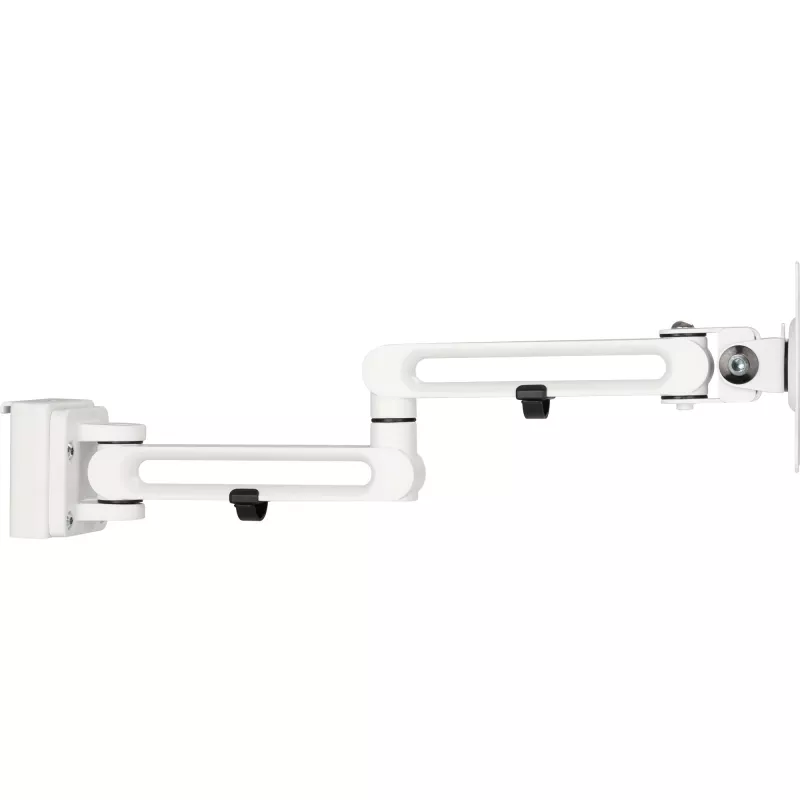 InLine držiak monitora na slatwall dlhý biely 8 kg 17 palcov