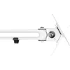 InLine držiak monitora na slatwall dlhý biely 8 kg 17 palcov