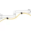 InLine držiak monitora na slatwall dlhý biely 8 kg 17 palcov