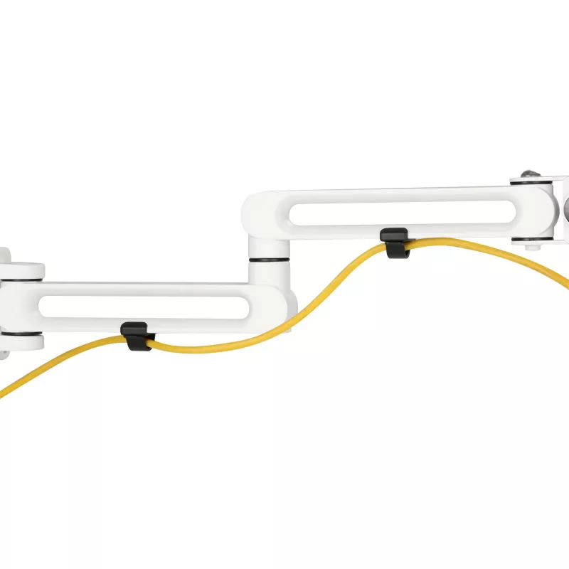 InLine držiak monitora na slatwall dlhý biely 8 kg 17 palcov