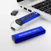 iStorage datAshur PRO+C 128GB | FIPS 140-3 Level 3 certifikované | bezpečný USB Type-C disk | AES-XTS 256-bit hardvérové šifrovanie | chránený PIN kódom | adaptér Type-C na A súčasťou balenia