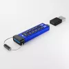 iStorage datAshur PRO+C 512GB | FIPS 140-3 Level 3 certifikované | bezpečný USB Type-C disk | AES-XTS 256-bit hardvérové šifrovanie | chránený PIN kódom | adaptér Type-C na A súčasťou balenia