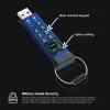 USB kľúč iStorage datAshur Pro USB3 256GB s AES-256-bit hardvérovým šifrovaním