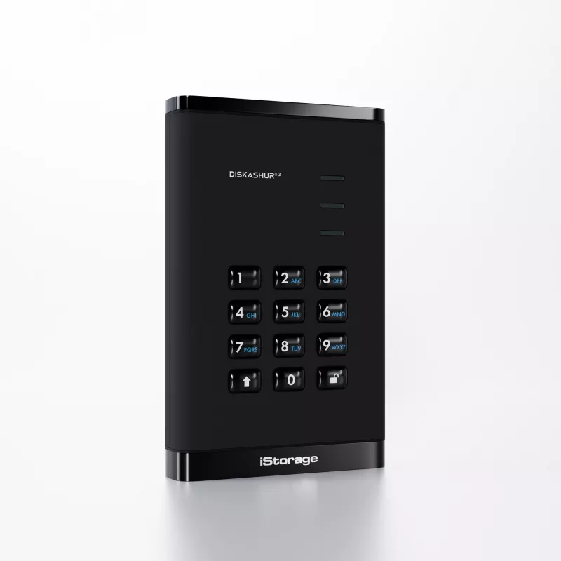 HDD iStorage 1TB USB 3.2 Gen 1 diskAshur3 čierny