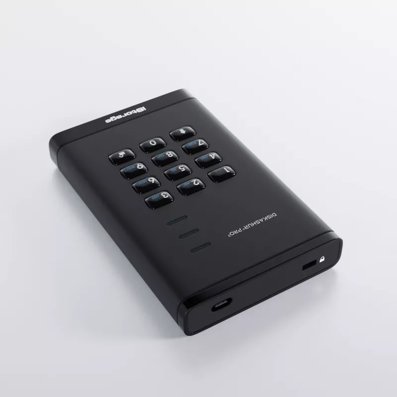 SSD disk iStorage 4 TB 2,5 palca USB Type-A USB Type-C IS-DAP3-256-SSD-4000-F